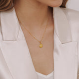 Halskette Dots, Yellow Reed - Lückheide