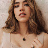 Halskette, Black Marble - Lückheide