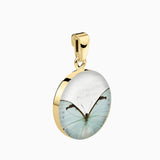 Kette 925er Sterling Silber, 18K vergoldet, Blue Butterfly - Lückheide