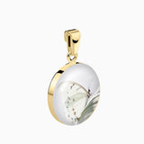 Kette 925er Sterling Silber, 18K vergoldet, White Butterfly - Lückheide