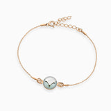 Armband 925er Sterling Silber, 18K vergoldet, Blue Butterfly - Lückheide