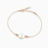 Armband 925er Sterling Silber, 18K vergoldet, Eucalyptus - Lückheide