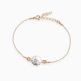 Armband 925er Sterling Silber, 18K vergoldet, Pretty Line - Lückheide