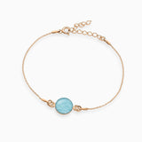 Armband 925er Sterling Silber, 18K vergoldet, Wave - Lückheide