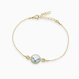 Armband 925er Sterling Silber, 18K vergoldet, Blue Butterfly - Lückheide