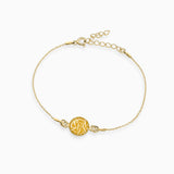 Armband 925er Sterling Silber, 18K vergoldet, Yellow Reed - Lückheide