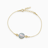 Armband 925er Sterling Silber, 18K vergoldet, Little Bloom - Lückheide