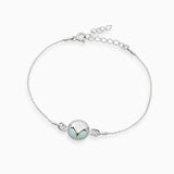 Armband 925er Sterling Silber, 18K vergoldet, Blue Butterfly - Lückheide