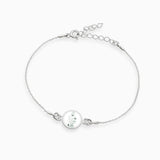 Armband 925er Sterling Silber, 18K vergoldet, Eucalyptus - Lückheide