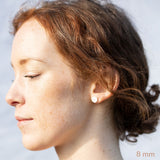 Ohrstecker 925er Sterling Silber, 18K vergoldet, Pretty Line - Lückheide