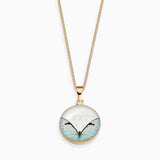 Kette 925er Sterling Silber, 18K vergoldet, Blue Butterfly - Lückheide