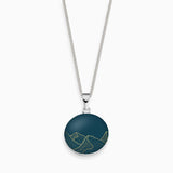 Kette 925er Sterling Silber, 18K vergoldet, Love Mountains - Lückheide