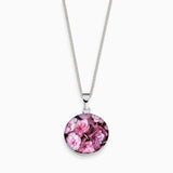Kette 925er Sterling Silber, 18K vergoldet, Pink Bloom - Lückheide