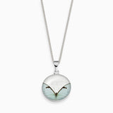 Kette 925er Sterling Silber, 18K vergoldet, Blue Butterfly - Lückheide