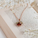 Personalisierbare Hunde Foto Kette 925er Sterling Silber 18K vergoldet - Lückheide