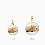 Personalisierter Anhänger 925er Sterling Silber 18K vergoldet - Lückheide