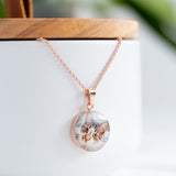 Personalisierte Foto Kette 925er Sterling Silber 18K vergoldet - Lückheide