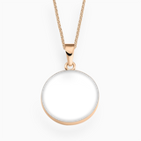 Personalisierbare Hunde Foto Kette 925er Sterling Silber 18K vergoldet - Lückheide