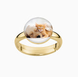 Personalisierter Foto Ring 925er Sterling Silber - Lückheide