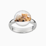 Personalisierter Foto Ring 925er Sterling Silber - Lückheide