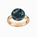 Ring, 925er Sterling Silber, 18K vergoldet, Aloe Vera - Lückheide