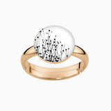 Ring, 925er Sterling Silber, 18K vergoldet, Pretty Line - Lückheide