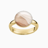 Ring, 925er Sterling Silber, 18K vergoldet, Boho Chic - Lückheide