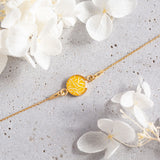 Armband 925er Sterling Silber, 18K vergoldet, Yellow Reed - Lückheide