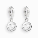 Creolen, 925er Sterling Silber, 18K vergoldet, Tender Bloom - Lückheide