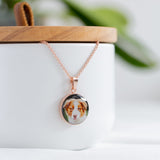 Personalisierte Foto Kette 925er Sterling Silber 18K vergoldet - Lückheide