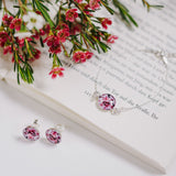 Armband 925er Sterling Silber, 18K vergoldet, Pink Bloom - Lückheide