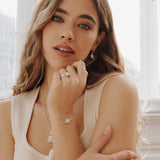 Armband 925er Sterling Silber, 18K vergoldet, Boho Chic - Lückheide