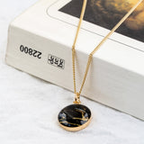 Halskette, Black Marble - Lückheide