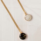 Halskette, Black Marble - Lückheide