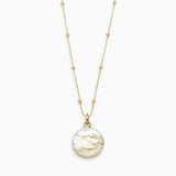 Halskette Klein, White Marble - Lückheide