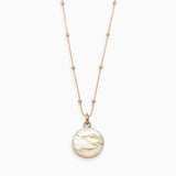 Halskette Klein, White Marble - Lückheide