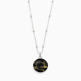 Halskette Klein, Black Marble - Lückheide