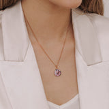 Halskette, Pink Bloom - Lückheide