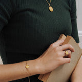 Armband 925er Sterling Silber, 18K vergoldet, Yellow Reed - Lückheide