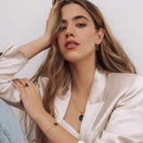 Armband 925er Sterling Silber, 18K vergoldet, Love Mountains - Lückheide