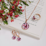 Halskette, Pink Bloom - Lückheide