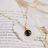 Halskette Dots, Black Marble - Lückheide