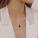 Halskette Dots, Black Marble - Lückheide