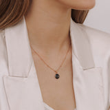 Halskette Dots, Black Marble - Lückheide