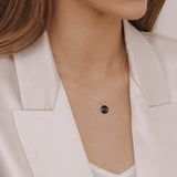 Halskette Dots, Black Marble - Lückheide