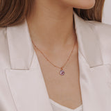 Halskette Dots, Pink Bloom - Lückheide