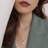 Halskette Dots, Eucalyptus - Lückheide