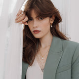 Halskette Dots, Eucalyptus - Lückheide