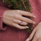 Ring, Pink Bloom - Lückheide