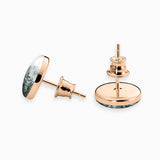 925er Ohrstecker mit Foto Motiv Wood - Lückheide